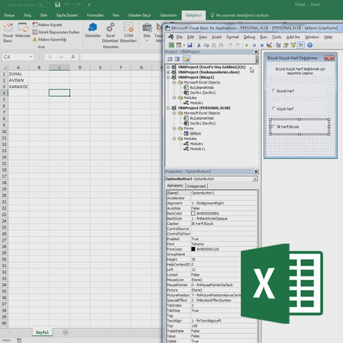 Excel ile Form Kullanımı ve Sorgu Oluşturmak Video Eğitimi